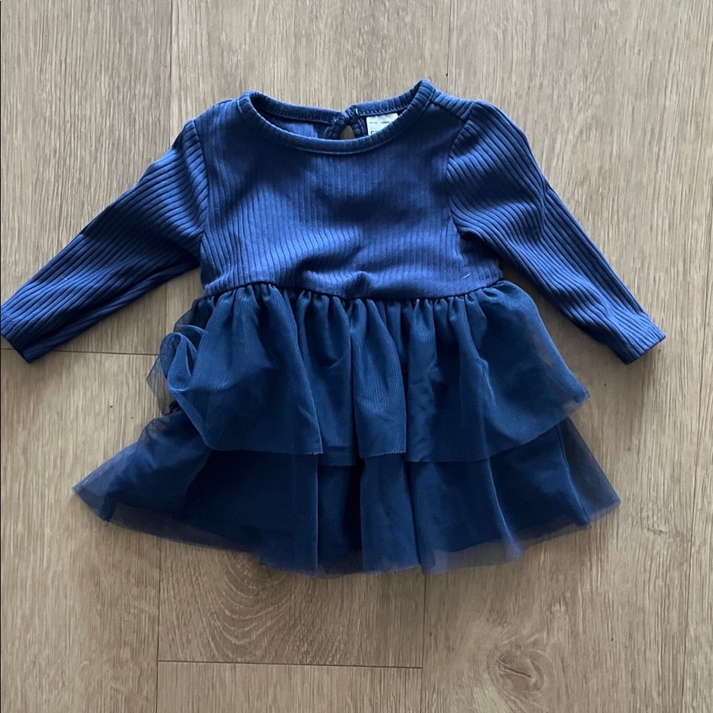 Carter's Navy Blue Long Sleeve Dress